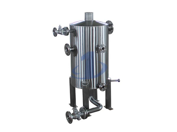Kjølevannsbeholder for vakuumtrommelfilter